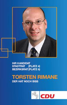 Wahlhomepage 2011 - Torsten Rimane